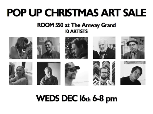Pop Up Christmas Art Sale at The Amway Grand