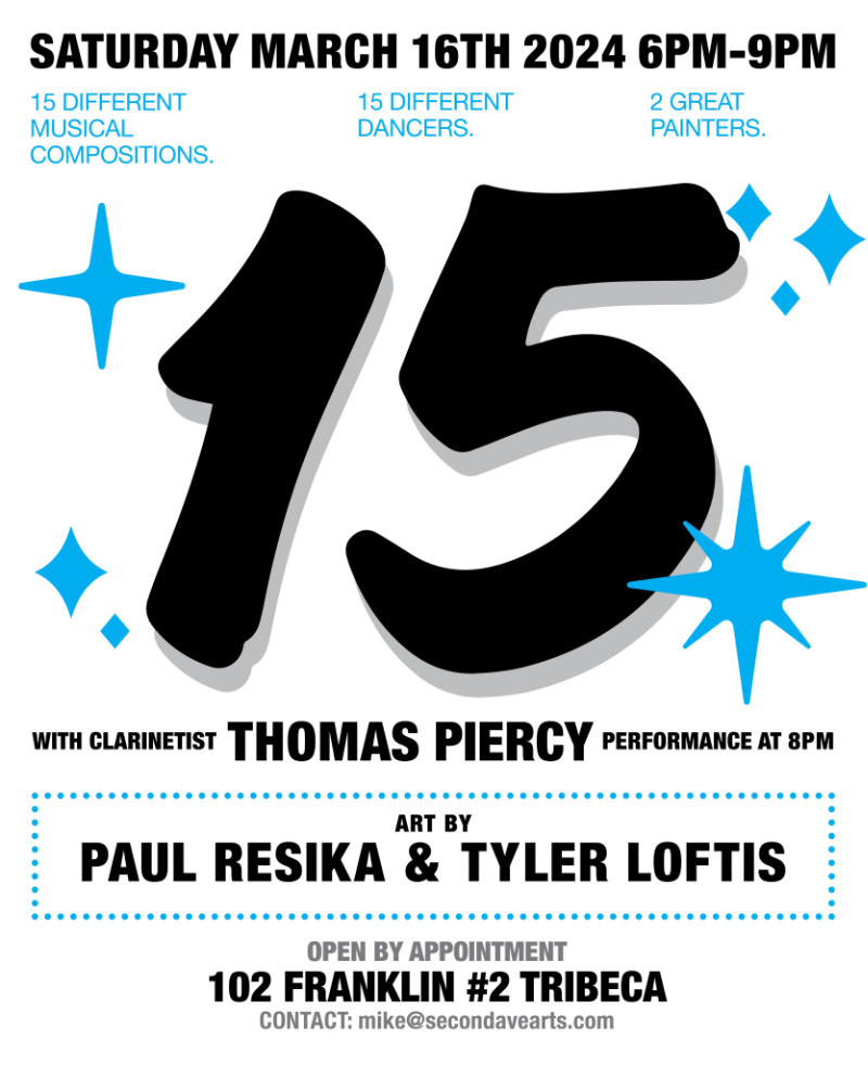 Second Ave Arts - 15 - Art by Paul Resika and Tyler Loftis - Saturday March 16th 2024 6pm-9pm