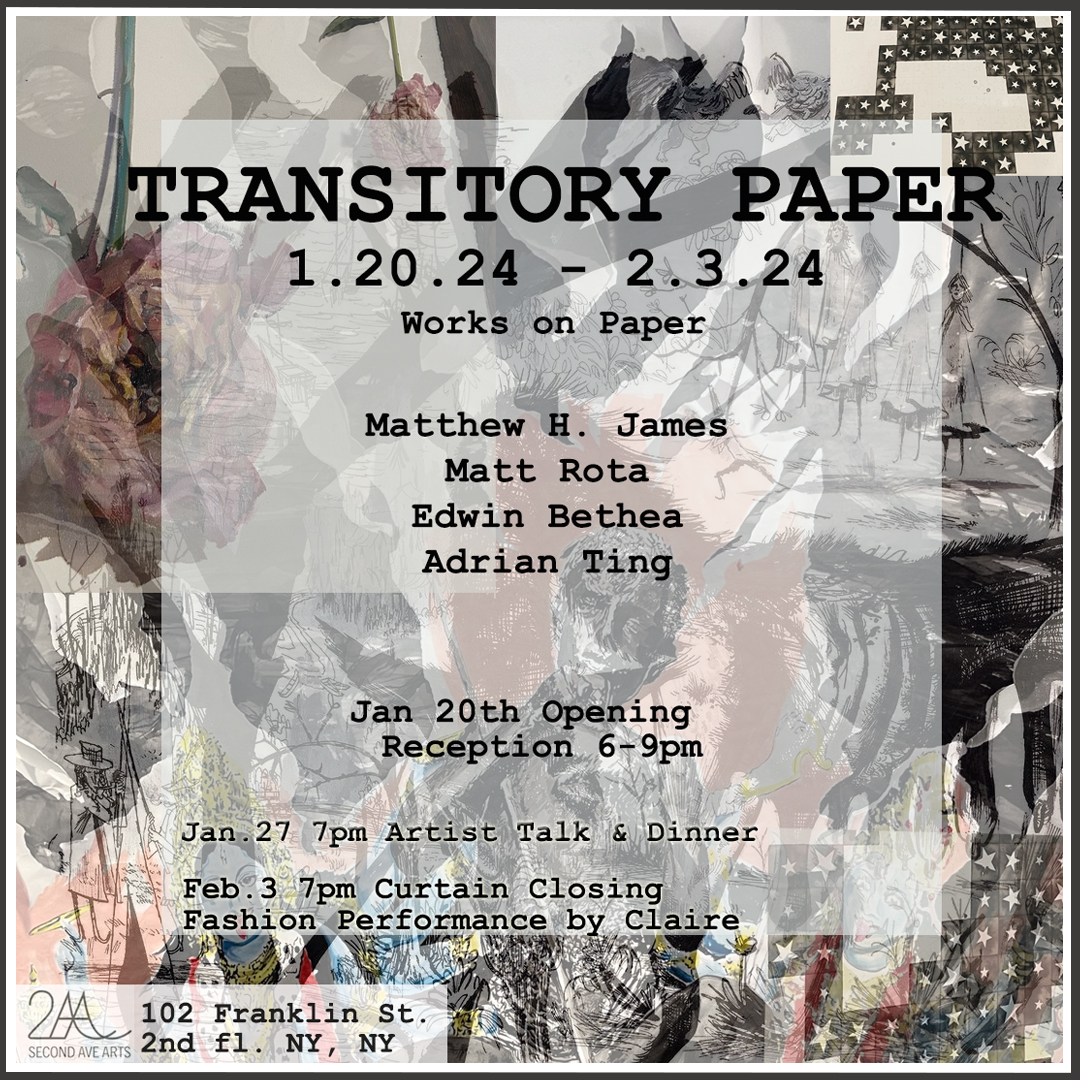 Second Ave Arts Transitory Paper 1/20/2024 - 2/3/2024