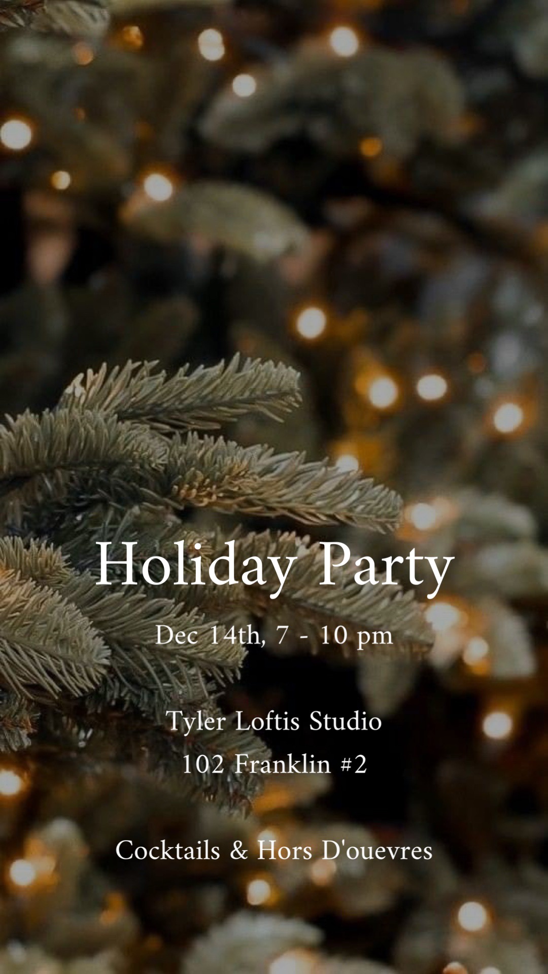 Tyler Loftis Studio Holiday Party