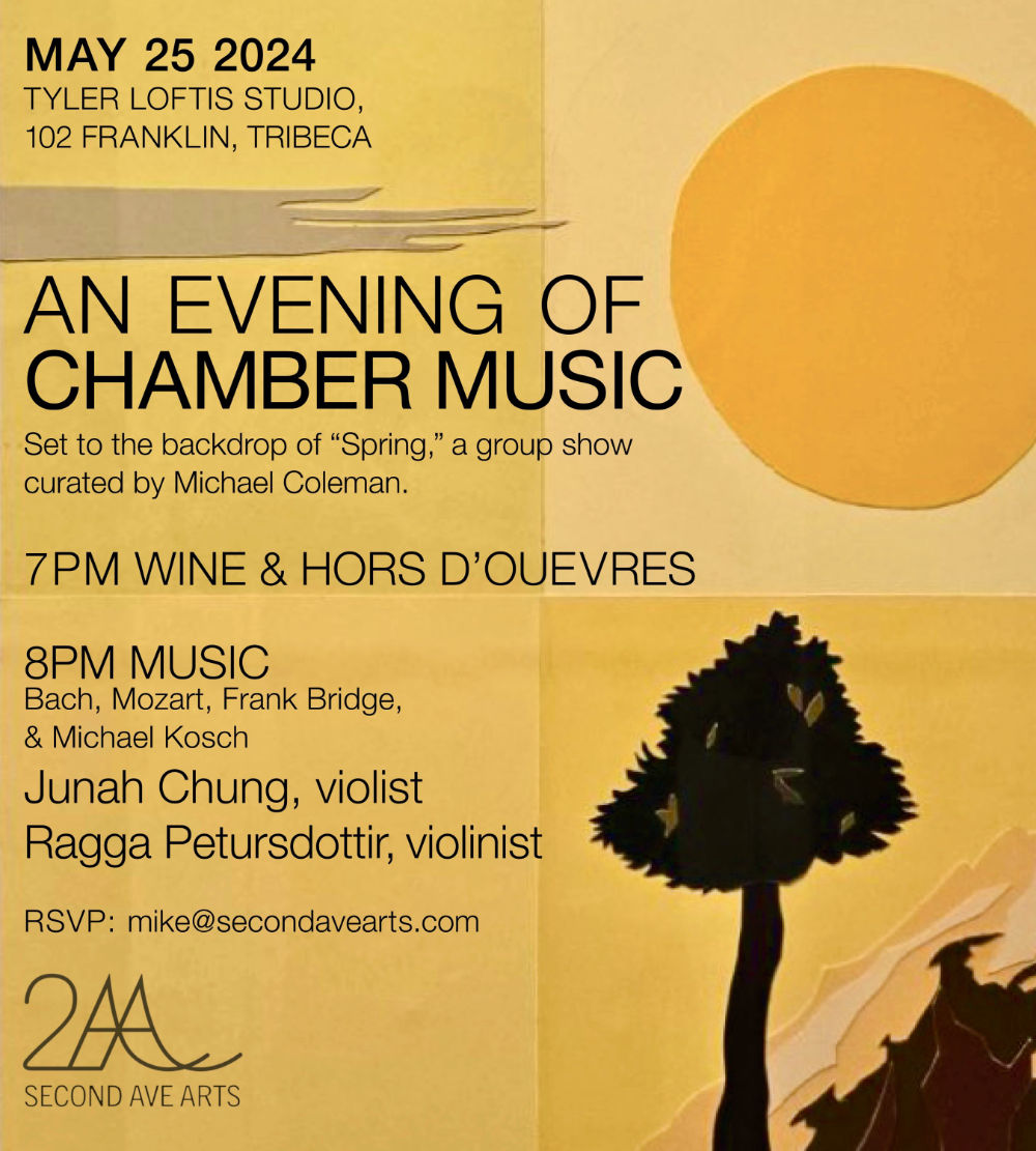 An Evening of Chamber Music - Tyler Loftis Studio - May 25 2024 7:00PM
